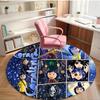 Coraline Print Round Rug, Washable Floor Carpet, For Entryway Dorm Laundry Room Office Study, Home Decor Birthday Christmas Gift