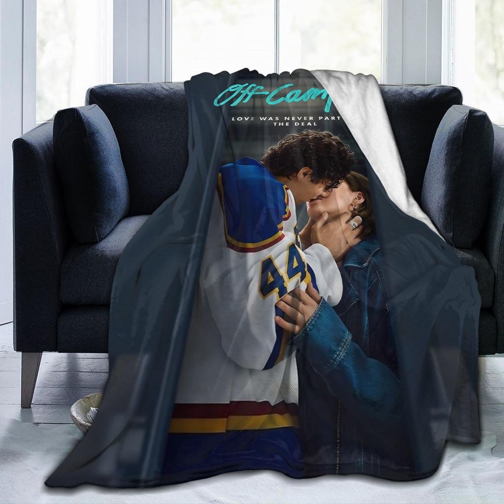 Off Campus Hannah and Garrett Blankets Flannel Throw Blankets Summer Air Conditioning Soft Warm Bedspreads,