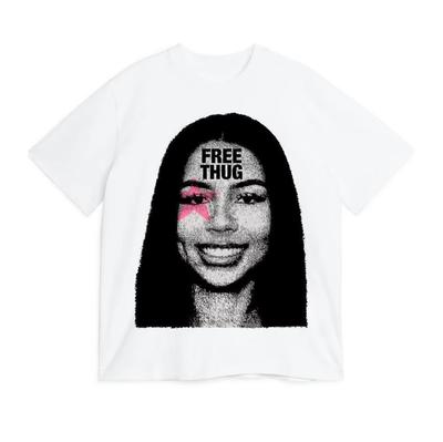 Unisex  T-Shirt Mariah The Scientist Free Thug Rapper Star Fashion Cotton Tee Shirt Short Sleeve T Shirts Round Collar Clothes