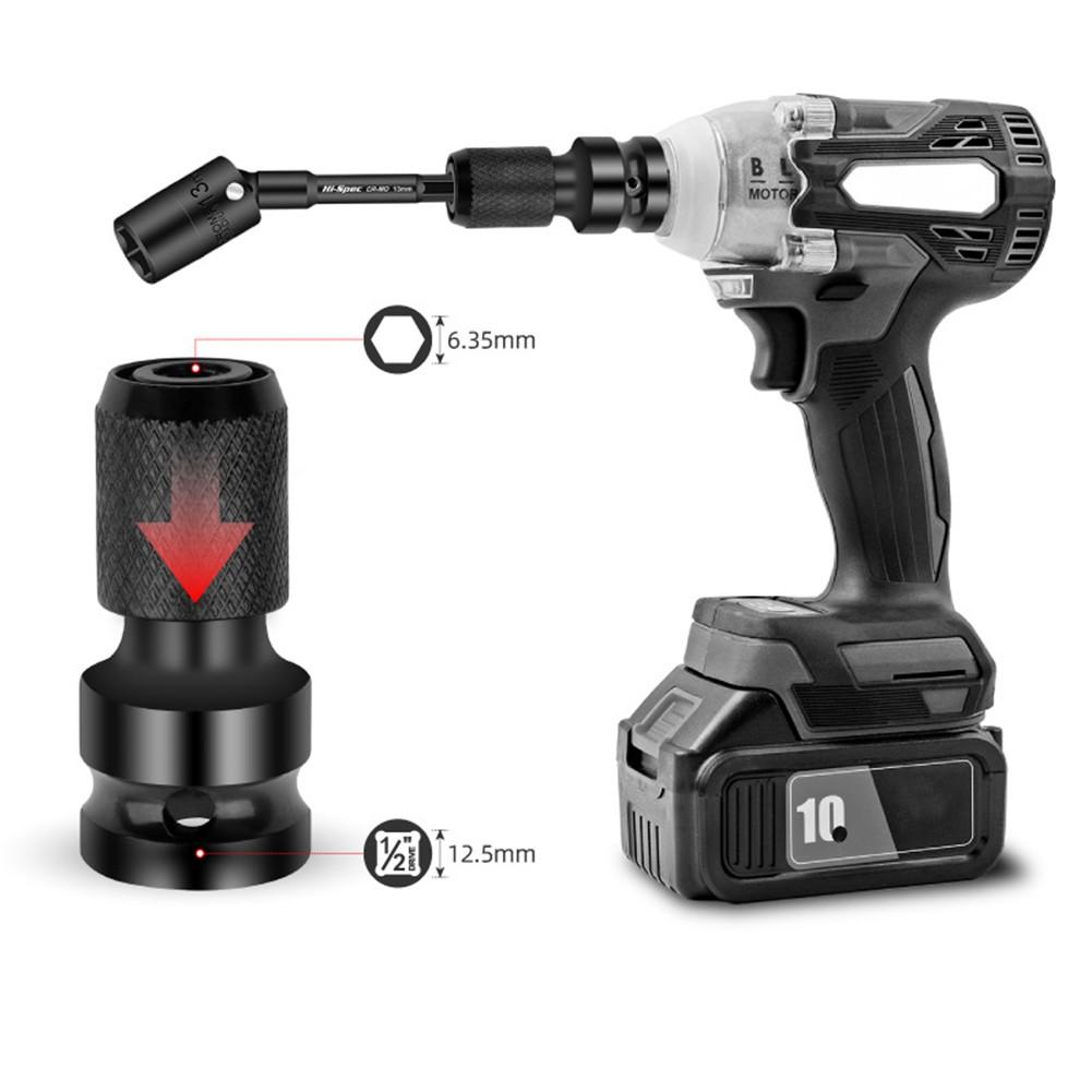Square Hole Connector Hex Socket 150mm 360 Degree Rotatable
