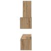 Wall Mounted TV Cabinet 4 pcs Artisan Oak Particleboard