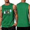 Men Sleeveless Tank Top Casual Summer Shirt Loose Fit Muscle Tee Breathable Lightweight Daily Wear