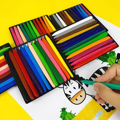 12/24 Colors Triangular Crayons Safe Non-toxic Colouring Pencil For Students Kids Children Stationery Drawing Toy Colouring Game