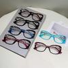 Ovale Optische Rahmen Damen Neue Mode Patchwork Rand Markendesign Brillen Trendige Vintage Blaulichtfilter Brillen