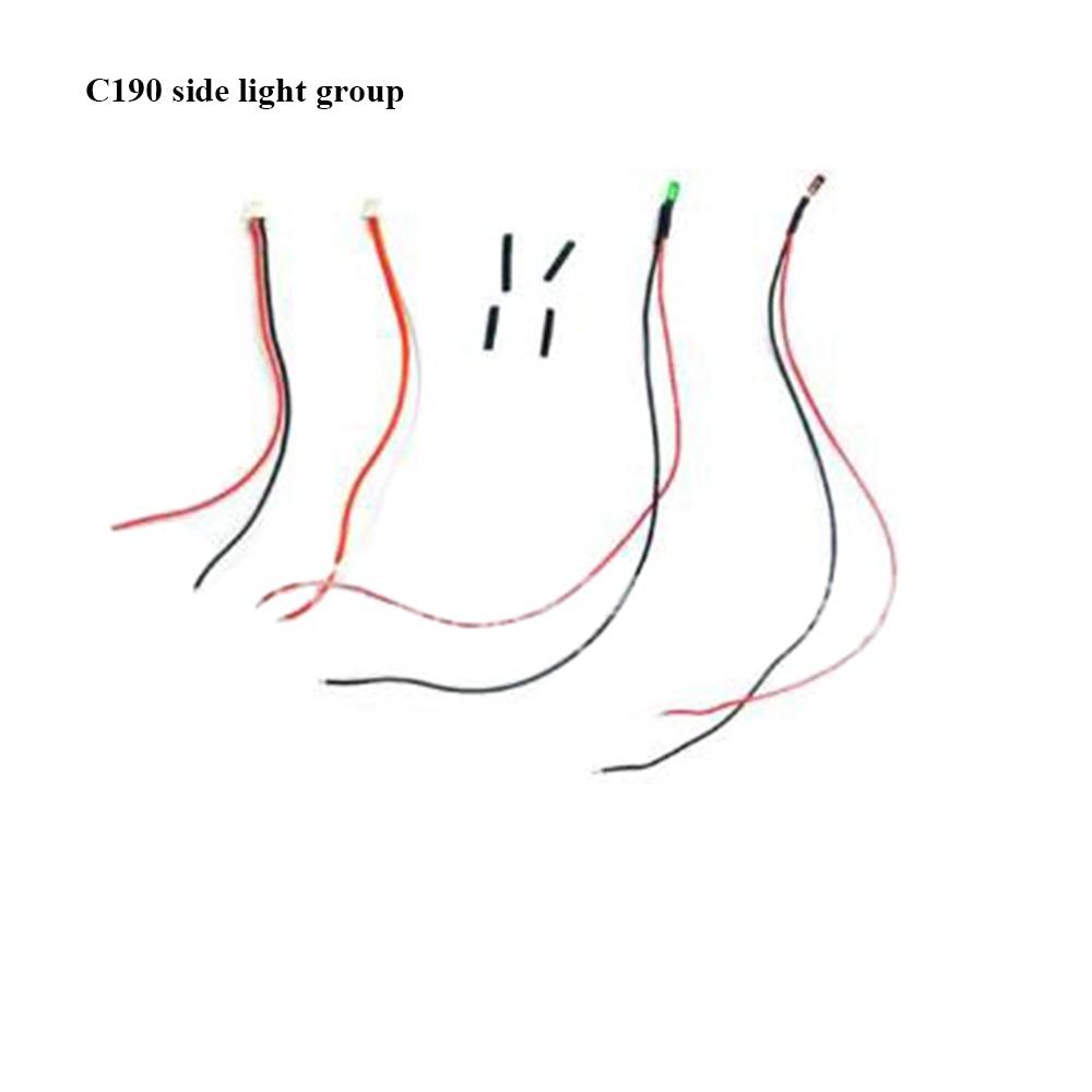 

Black H145 Simulation Model DIY C190 Parts Chassis Tail Motor Gear New C190 Tail Light Group 2