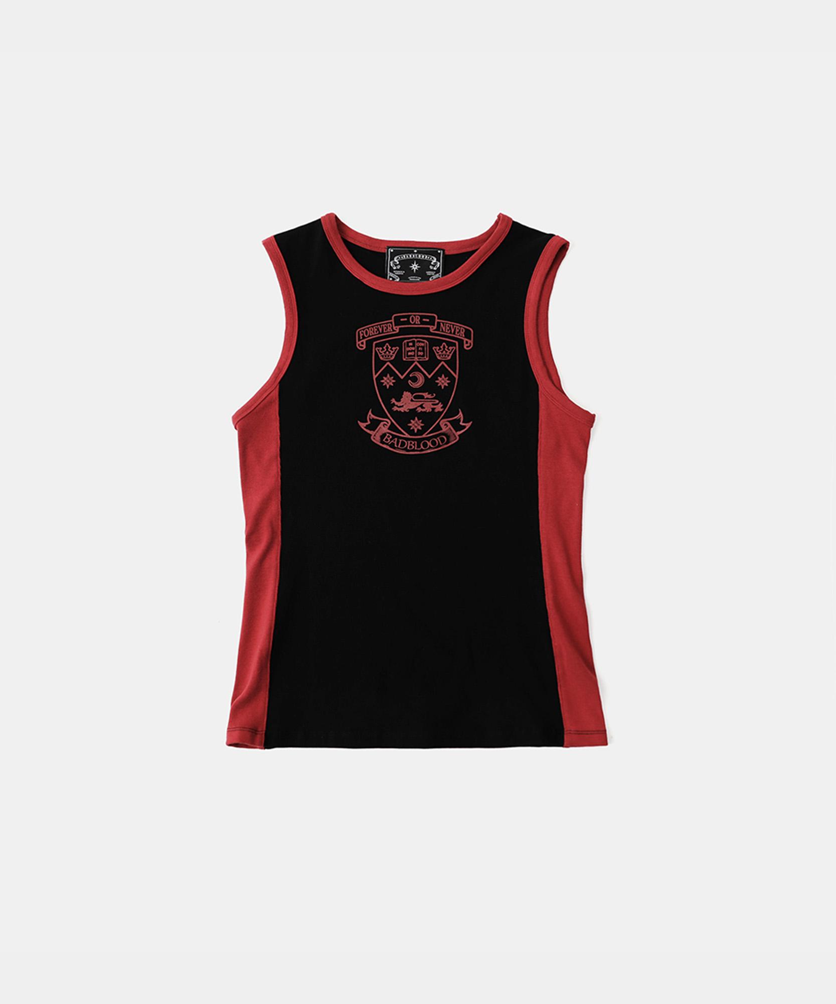 Bad Blood Workshop Shield Print Tank - Black/Red S