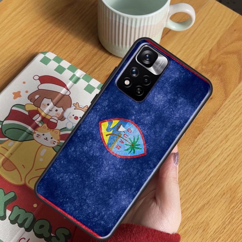 Guam Flag Case For Xiaomi Redmi Note 14 13 12 11 10 9 15 Pro Plus Redmi 15C 13 10C 12C 13C 14C 15 Cover