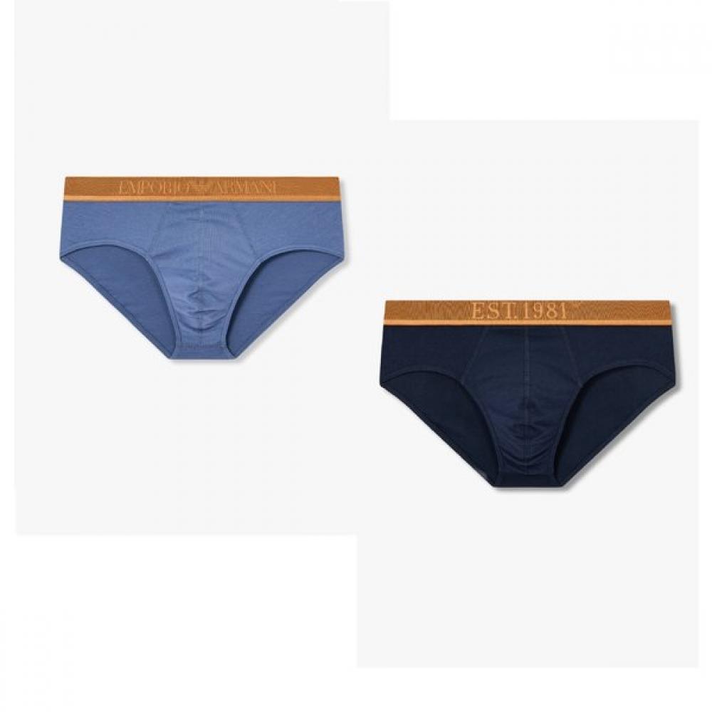 

Emporio Armani Men S gloSSy Logo Banding Cotton briefS 2 typeS 0815111308 11309 M