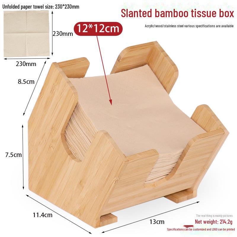 Square Tissue Box - Restaurant & Hotel Napkin Holder