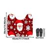 A Snowflake Christmas Style Toilet Mat Can Be Purchased Individually Or Assembled As A Set For Bathroom Carpets
