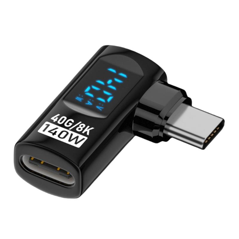 USB C Digital Display Adapter Connector with 140W Quick Charging and Double 40Gbps Transmission 8K60HZ Screen Projection
