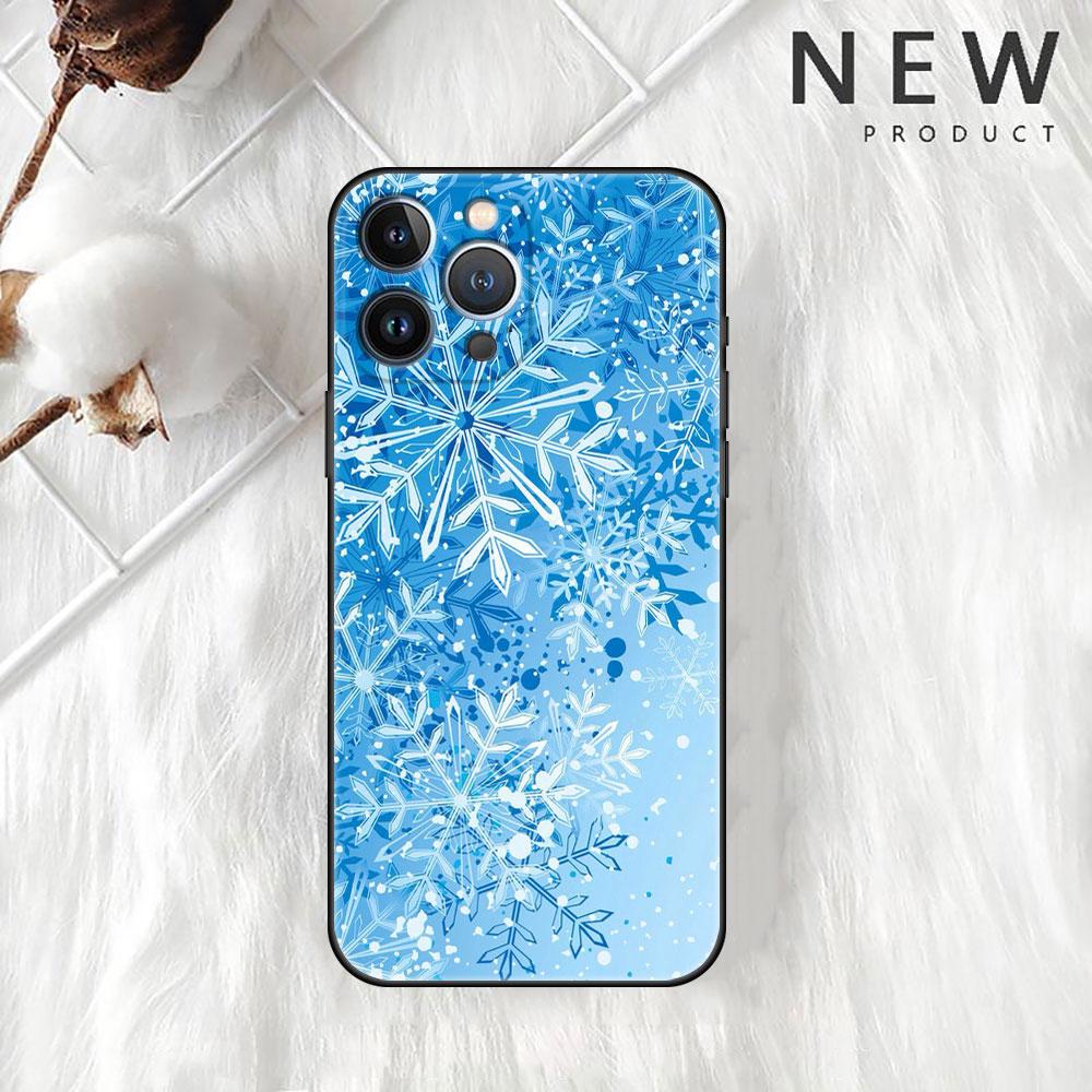 

Мягкий чехол для телефона Snow White Snowflake для iPhone 11 13 Pro Max 12 Mini 7 8 Plus SE 2020 X XS 6 6S 5 5S Funda Silicone Back Cover iPhone 5 5S SE