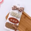 Autumn Coffee Color Cartoon Princess Hairpins Children Girl Kid Baby Hair Clip Barrettes Accessories Hairclip Headwear Headdress