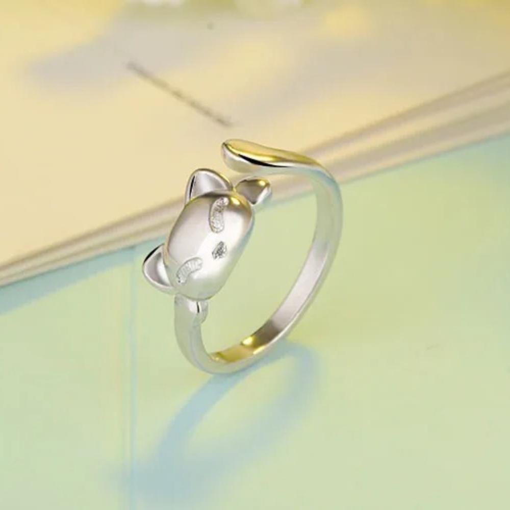 New  925 Sterling Silver Ring open Adjustable Fashion Exquisite Student Girlfriend Women Jewelry Accessories Wedding Party