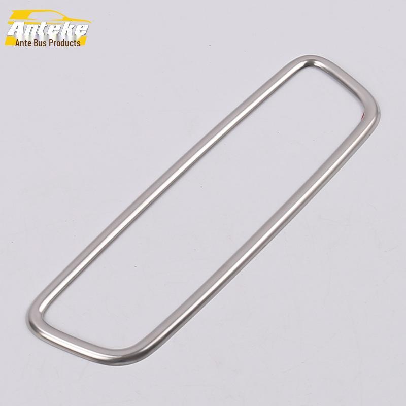 Fits 18 URV Models: Interior Rearview Mirror Bright Ring & Reflector Frame Car Accessories