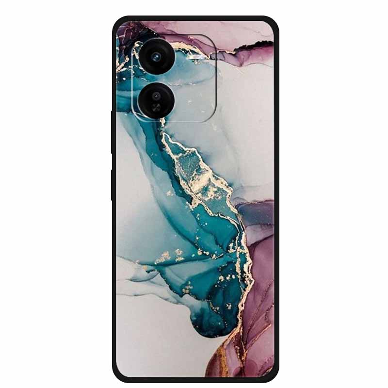 

Marble Pattern Phone Case for Vivo Y37 Pro Fashion Back Cover TPU Soft Silicone Protector Luxury Original Funda Vivo Y 37 Pro -Vivo Y37 Pro