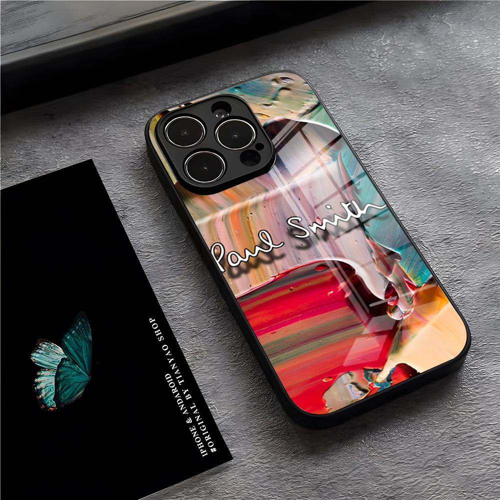 Fashion S-Smith Paul Art Phone Case For IPhone 17 Pro Max 15 Pro 16 14 Plus 12 13 Mini 11 Pro Shockproof Glass Cover