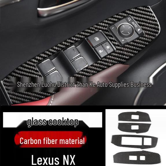 Lexus NX 300h/200t Kohlefaser Fensterheberpaneel Aufkleber (2015-2019)