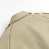 Womens Oversized Wool Blend Trench Coat With Wide Lapel Single Button Cinched Waist 2025