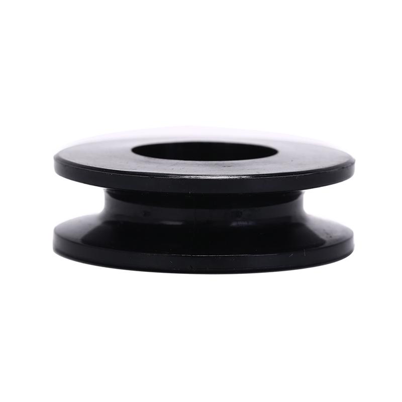 1 Pcs 50Mm Black Bearing Pulley Wheel Cable Gym Equipment Part Wearproof Gym Kit