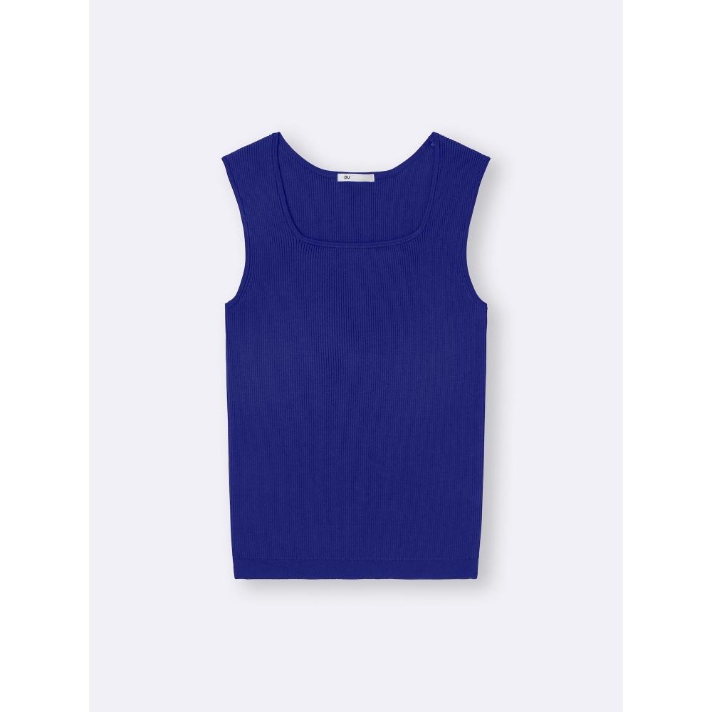 GU by Uniqlo Rib Knit Square Neck Tank Top Model