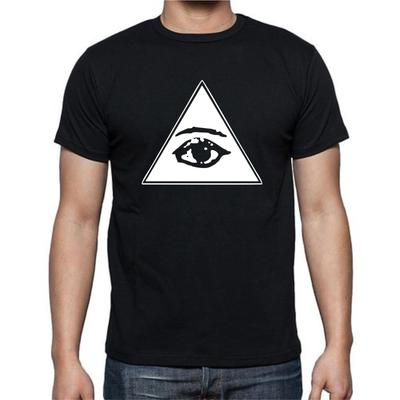 Illuminati Oeil Triangle Secret Pyramide Inspiration Drôle T-shirt Tee