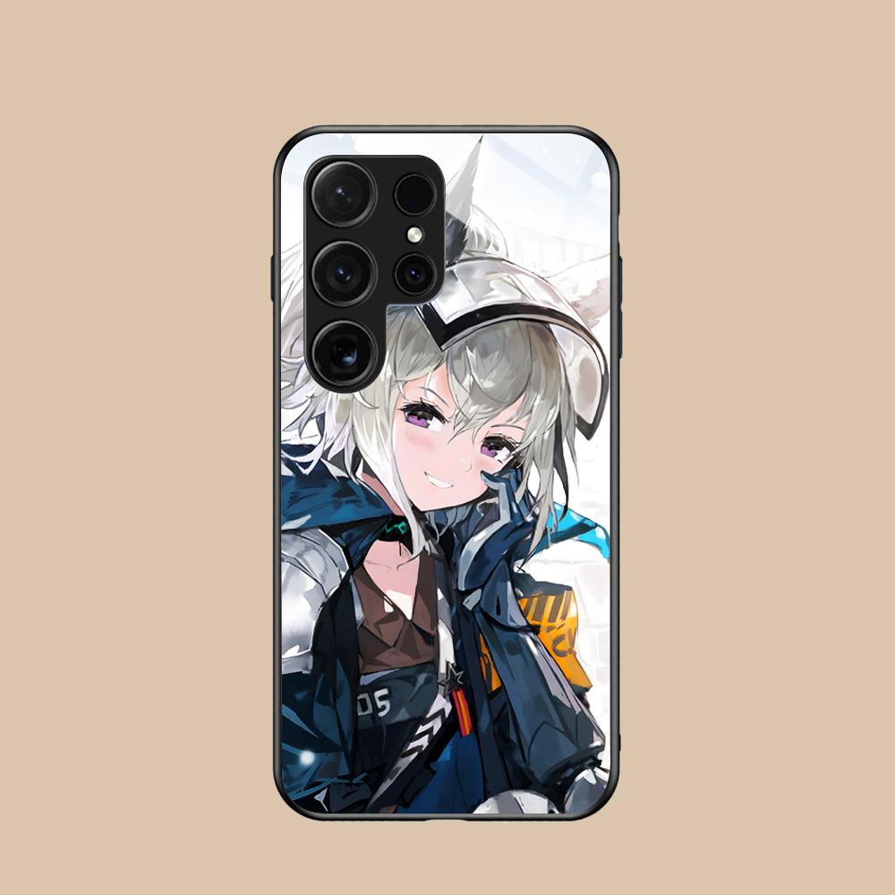 Arknights Grani Glas-Handyhülle für Samsung Galaxy A56 55 54 53 52 51 36 35 34 23 16 15 5G, farbenfrohe Hülle