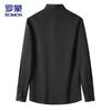 ROMON Men's Long Sleeve Business Casual Shirt