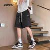 SHANNU Herren Eis Seide Schnelltrocknende Freizeit Sport Shorts