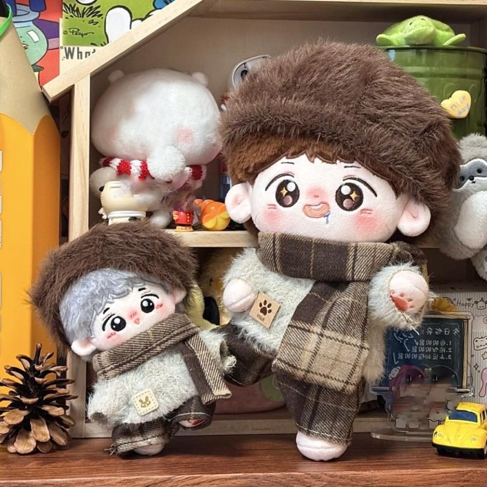Lamb Sweater 10cm Cotton Doll's Clothes Scarf 20cm Plush Doll Clothes Children's Gift