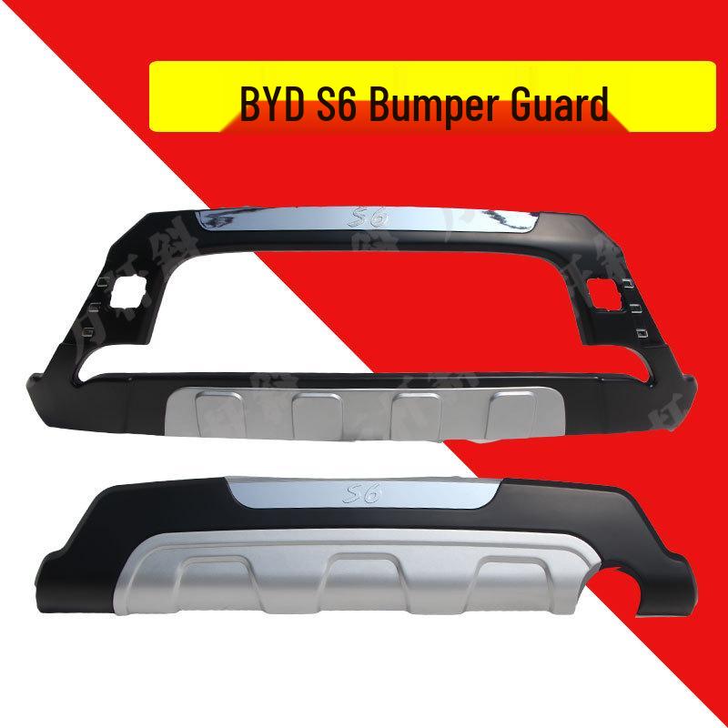 BYD S6 Front & Rear Bumper Guard Kit: Highlight Model Decorative Bars