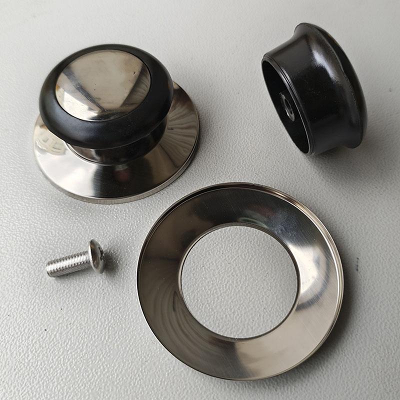 1 szt. Zamienny uchwyt gałki do szklanej pokrywki Uchwyt gałki Stal nierdzewna Garnek Patelnia Pokrywka Naczynia Kuchenne Akcesoria Narzędzia Kuchenne
