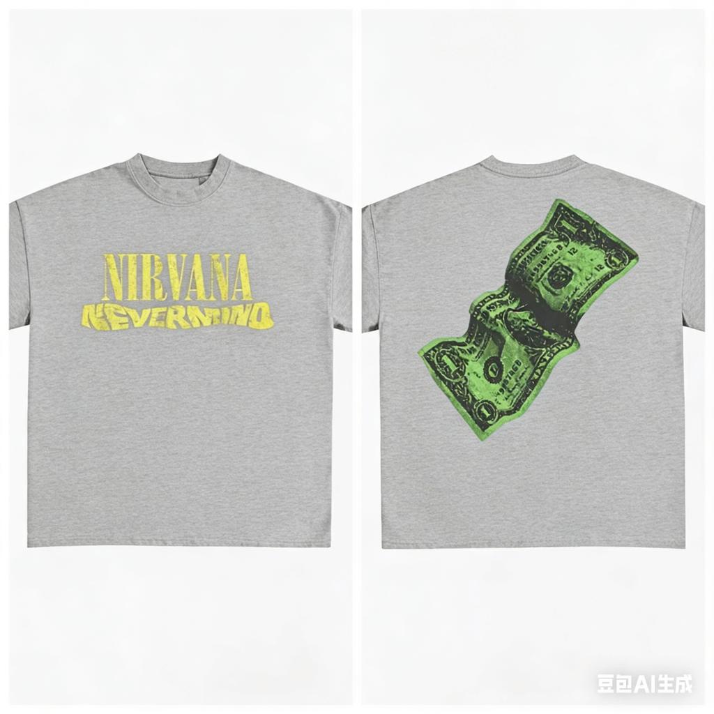 Nirvana Black Cotton Unisex Tshirt Summer New Oneck Loose Shirt Yk Grunge Hiphop Style Unisexs Soft Short Sleeve New Shirt