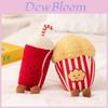 Popcorn Plush Toy With 3d Glasses For Movie Theater Decor Gift For Kids And Collectors