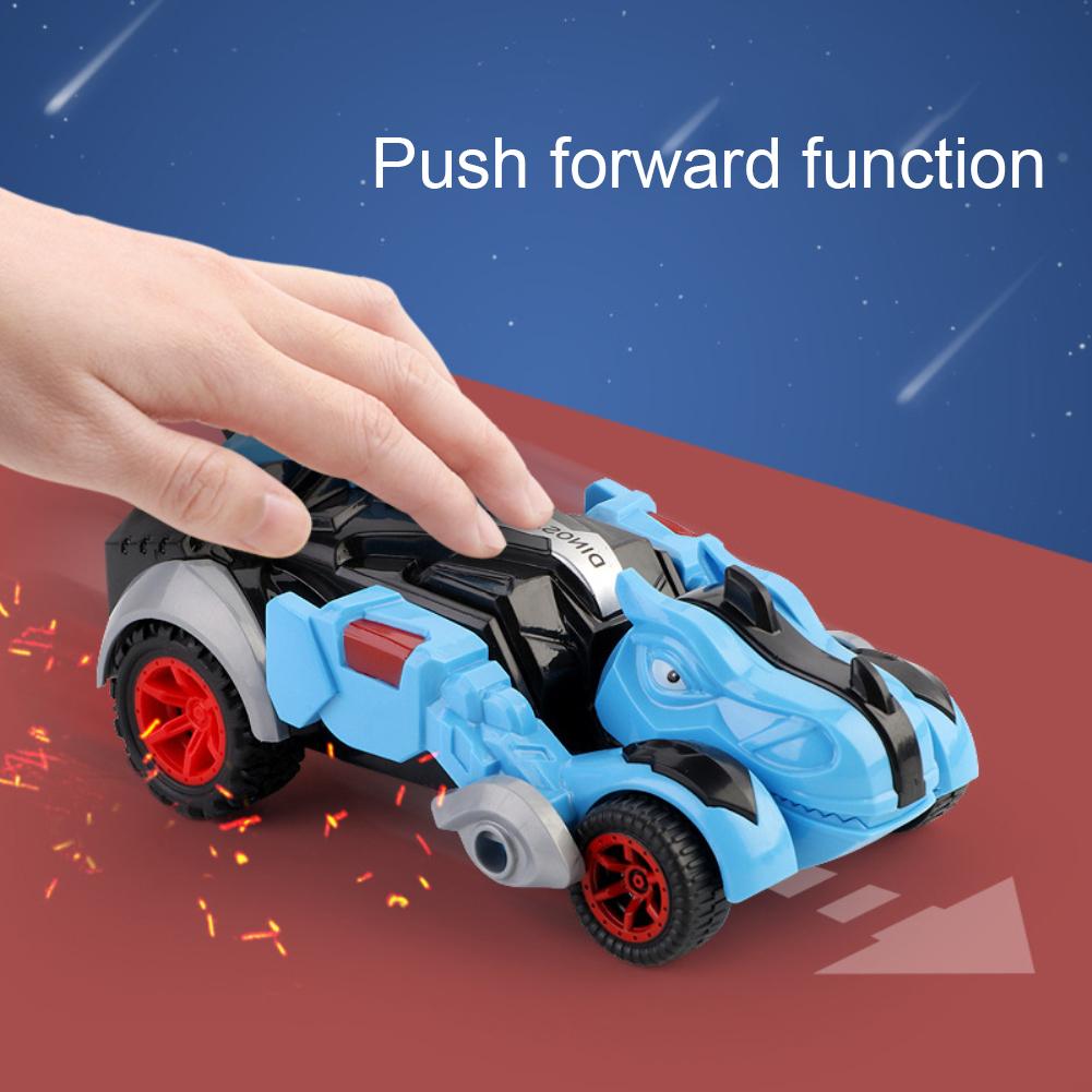 Monster Truck Diecas Vehicle Transformation Car Toys For Boys Dinosaur Deformation Plastic Action Figures Robot Kid Gift