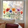 New Spring Butterfly Flower Stickers Window Glue-free and Easy To Remove Electrostatic Glass Stickers