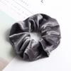 Winter Vintage Woman Large Velvet Scrunchies Elastics Hair Band Solid Hair Ties Ladies Ponytail Holder Hair Accessories