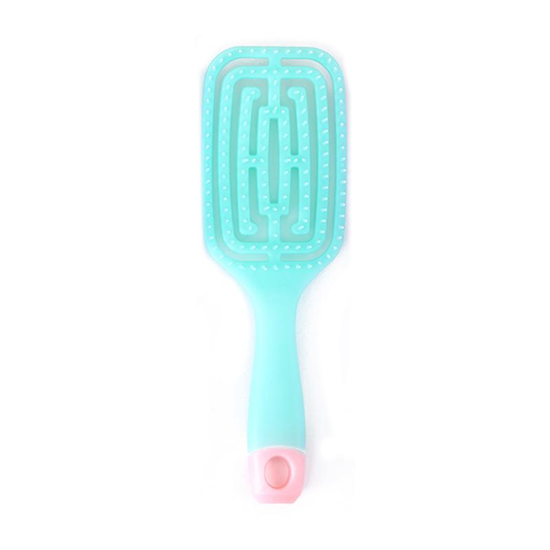 Massage Comb Curly Hair Styling Hair Comb Fluffy Plastic Hair Comb, Large Curved Comb Rib Comb
