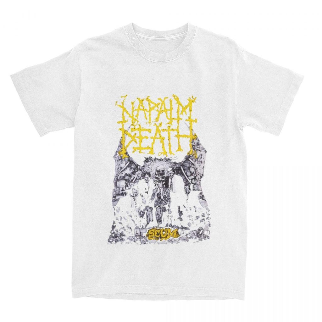 Napalm Death Black Metal Band Merch T-Shirts Men Women Stylish Cotton T Shirt Vintage O Neck Short Sleeve Christmas Gift Clothes
