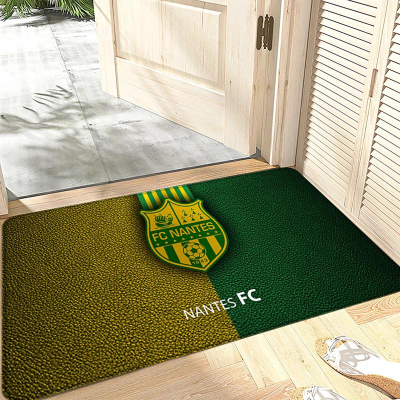 Doormat Flannel Floor Mat Indoor Foot Rug Prayer Bedside Mats F-FC Nantes Kitchen Corridor Water Absorbent Carpet Balcony Decor