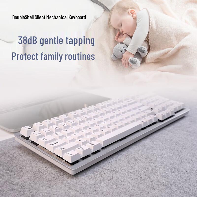 

Double Shell M96 Tri-Mode Silent Mechanical Keyboard