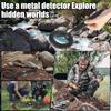 360° skenovací detektor kovů Víceúčelový detektor kovů Přenosný vysoce citlivý vodotěsný se zvukovými a vibračními alarmy