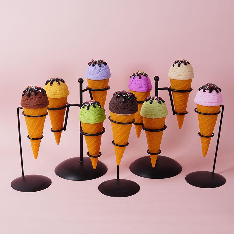 Ice Cream Toy Cone Simulation Display Props for Cold Drink Shop