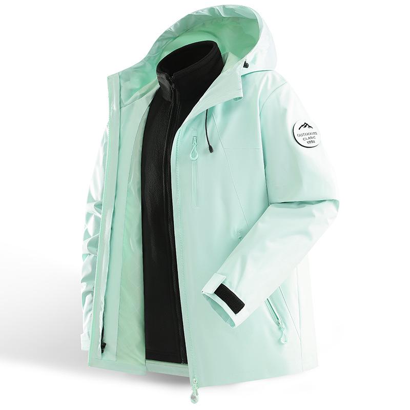 Giacca Outdoor 3-in-1 di Alta Gamma Unisex: Impermeabile, Antivento, con Fodera in Pile Rimovibile