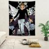 Home  Hot Sale Custom Anime Printed Tapestry Background Decorative Tapestry Wall Hanging Decor Decoration Mural Hippie Tapiz