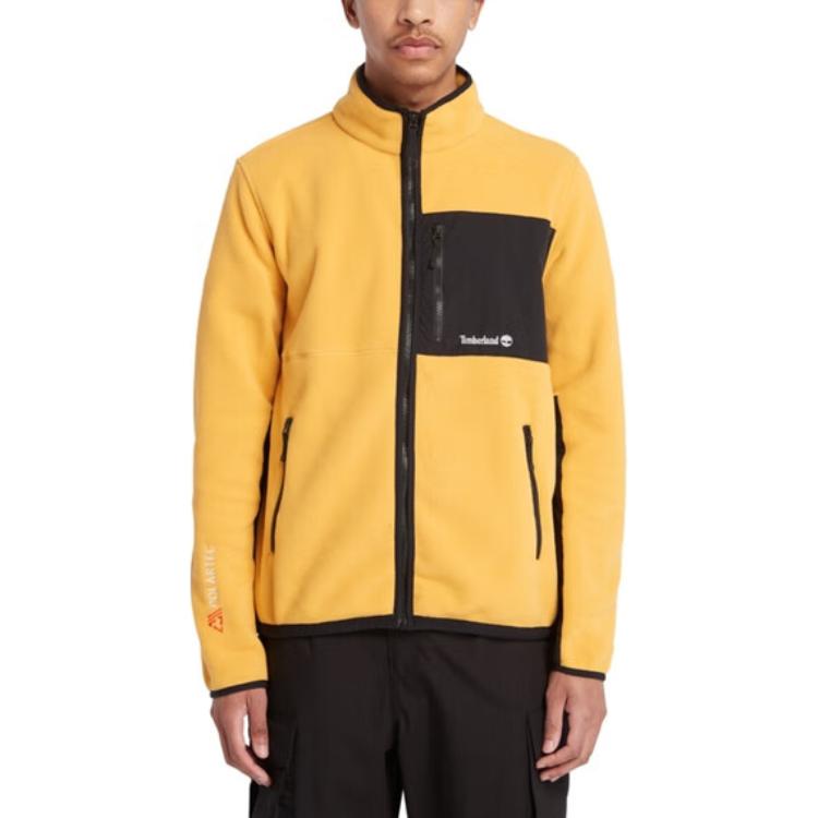 

Timberland AF Outdoor Archive Re-Issue Stand Collar Fashion Versatile Long Sleeve Jacket Men jackets Yellow A2M3H-723 M