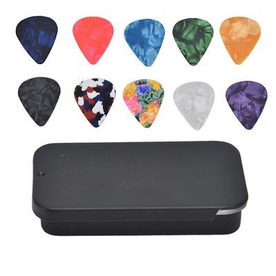 10 Plettri per Chitarra Boost Basso Portatile Colorato Retro Modello Cielo Stellato Cosmico Plettro per Chitarra per Basso