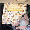Saugnapf-Vorhang für die Autoscheibe Sonnenschutzabdeckung Cartoon Universal Seitenscheiben-Sonnenschutz UV-Schutz für Kind Baby Kinder