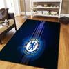 Chelsea F Teppich für Wohnzimmer Schlafzimmer Zuhause Sofadekoration, Kinder Spiel rutschfeste Bodenmatte