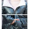 WTEMPO Short Cotton Jacket Women's Winter Korean Version Loose Down Cotton Jacket Bright Face Thickened Warm Coats